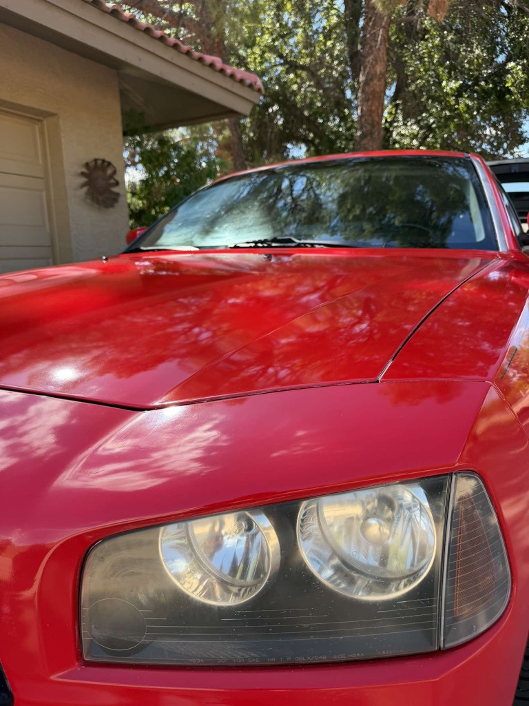 Headlight Restoration — before