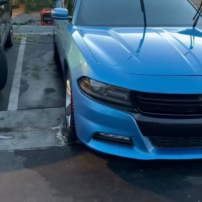 Electric Blue Dodge Charger — shot 2