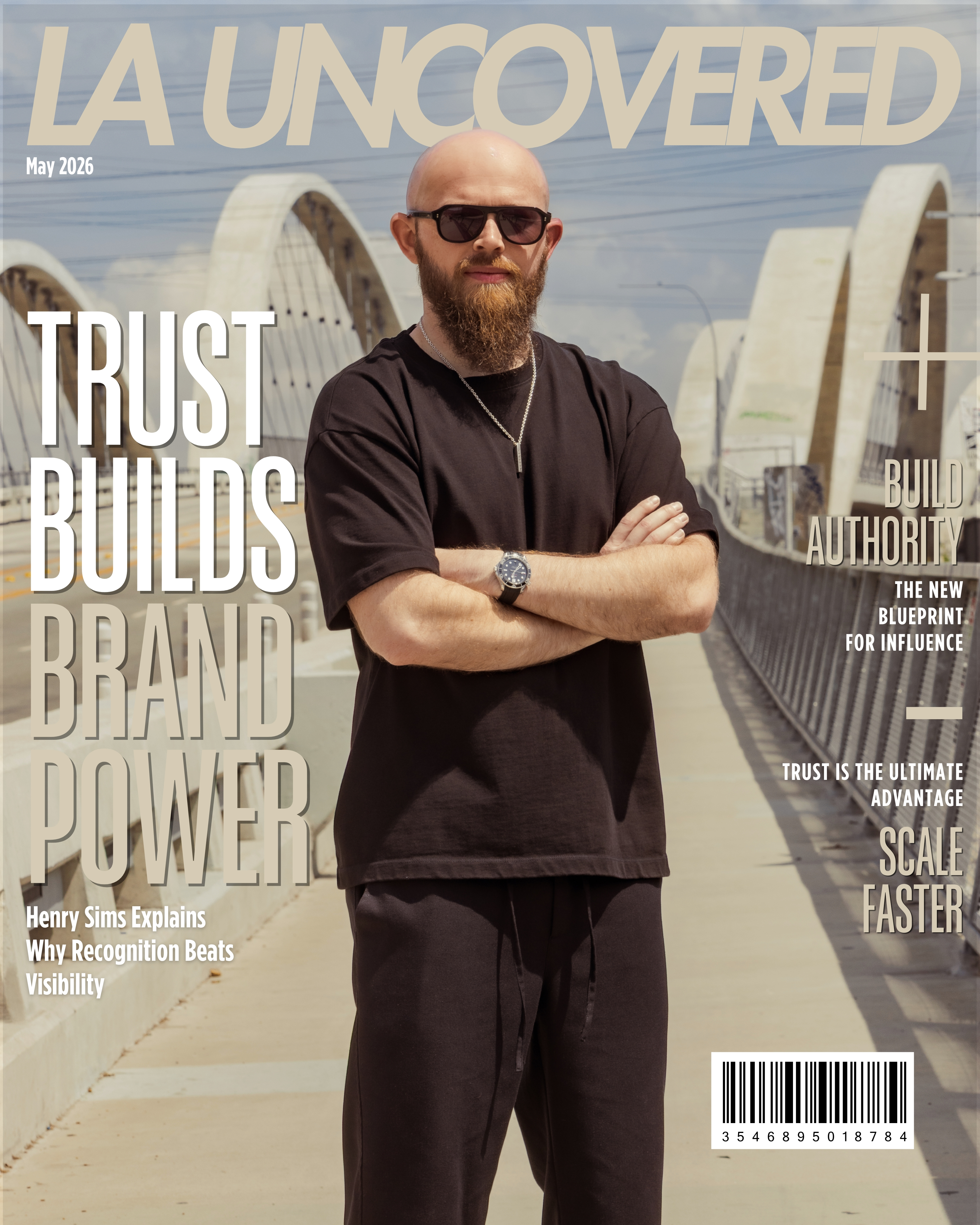 Henry Sims, The Identity Engineer and personal brand strategist, featured in an LA Uncovered magazine article about personal branding. Henry Sims, The Identity Engineer and personal brand strategist, featured in an LA Uncovered magazine article about personal branding.