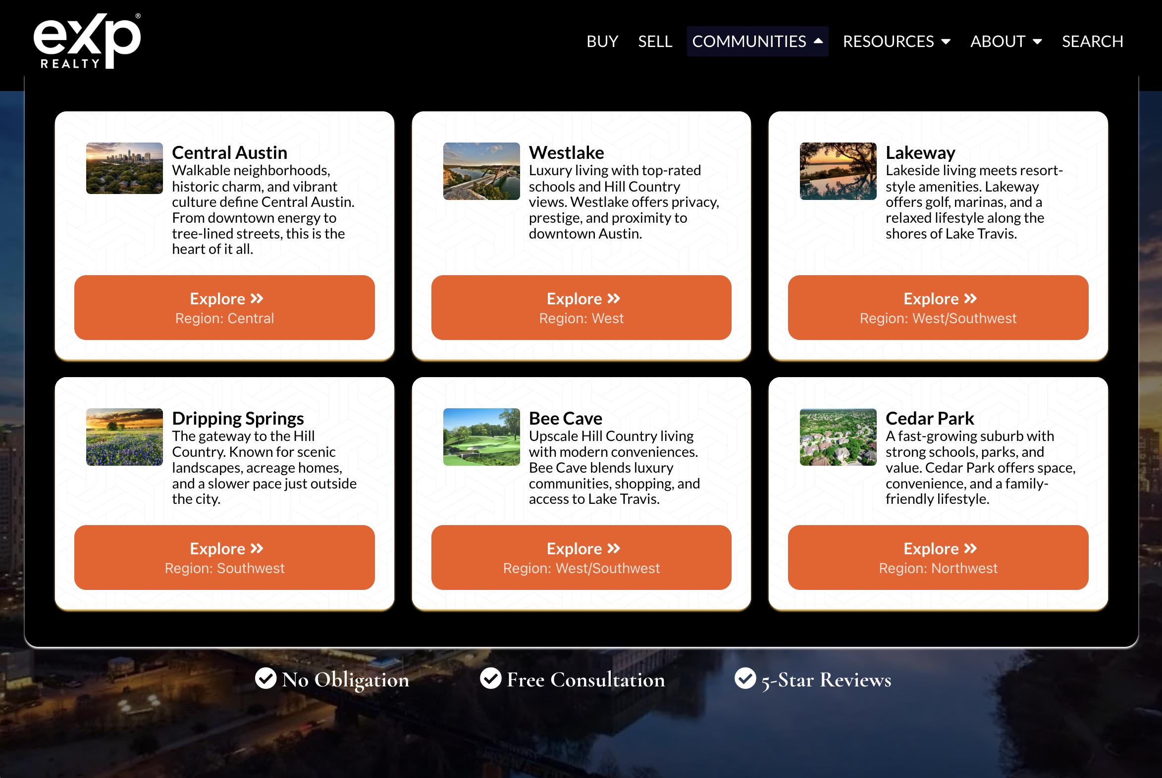 GS+ Communities Page Example