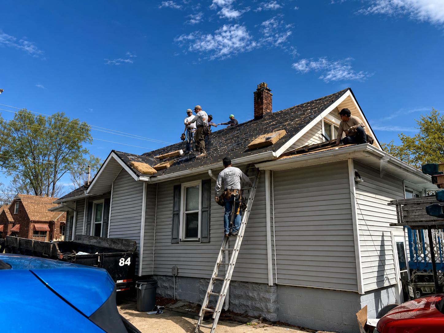 Roof work
