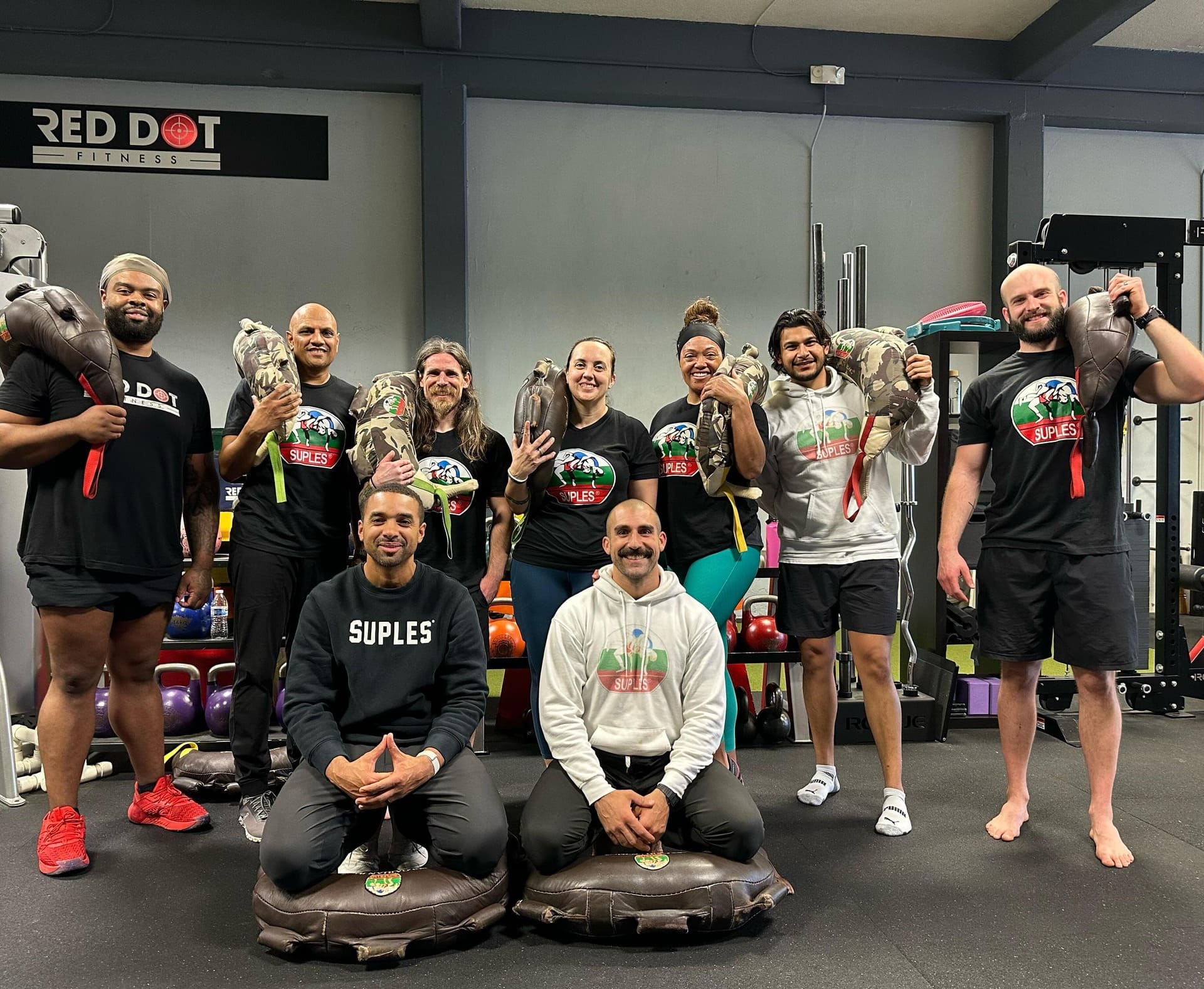 Students together after a Bulgarian Bag Level 1 certification
