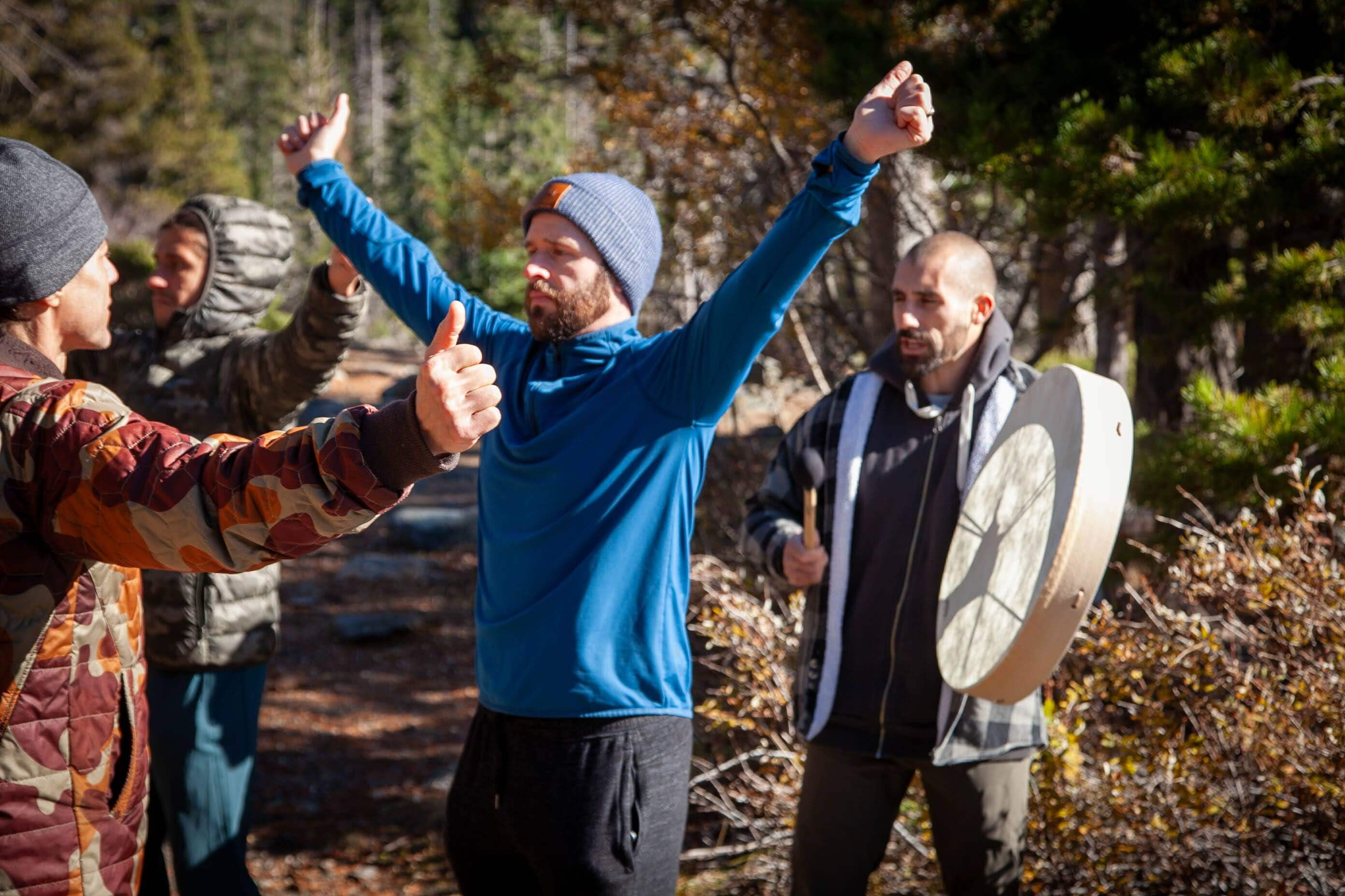 Celebration in the forest