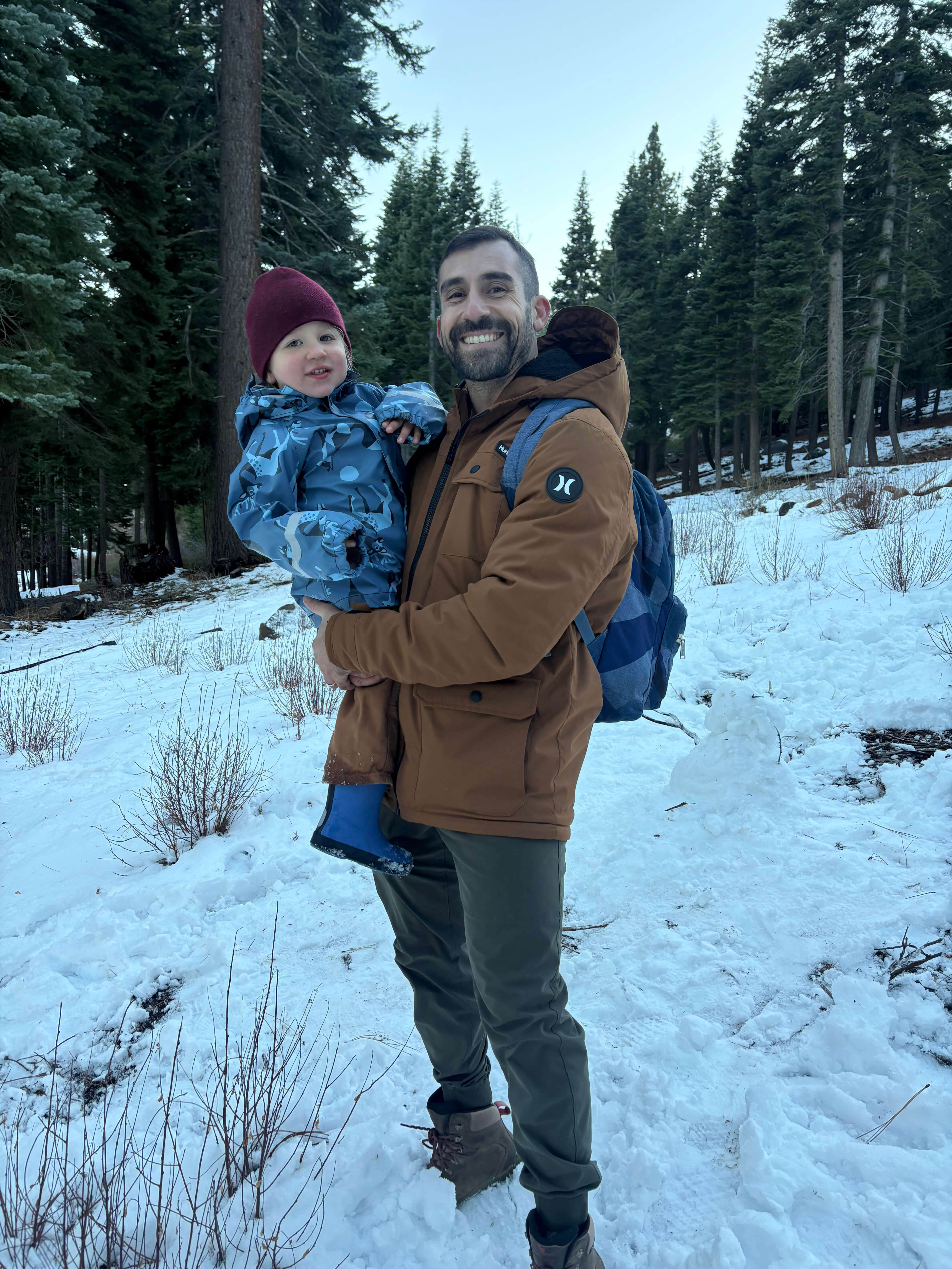 Mike and his son Luca