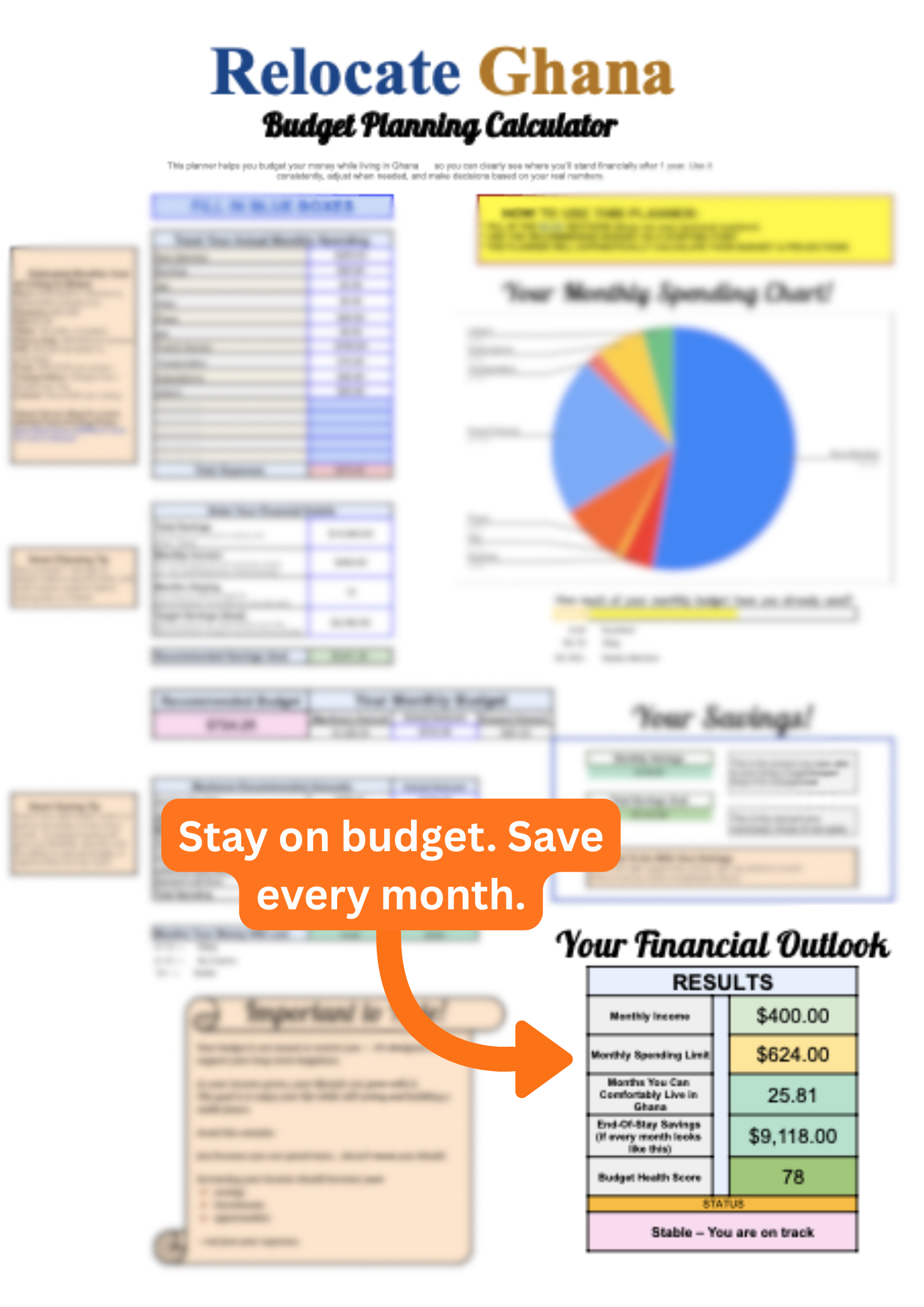 Budget Planning Calculator (Track, Plan & Stay on Budget) — photo 2