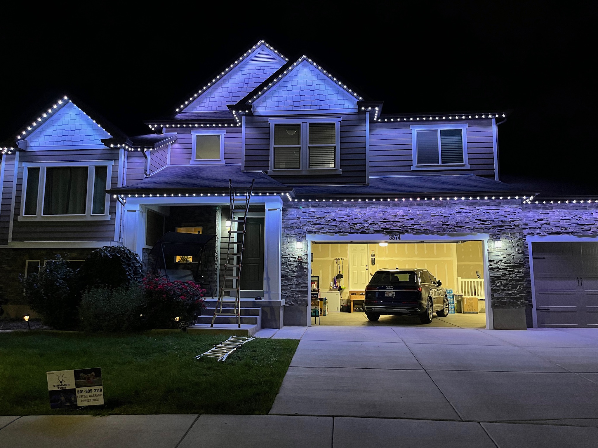 Exterior accent lighting