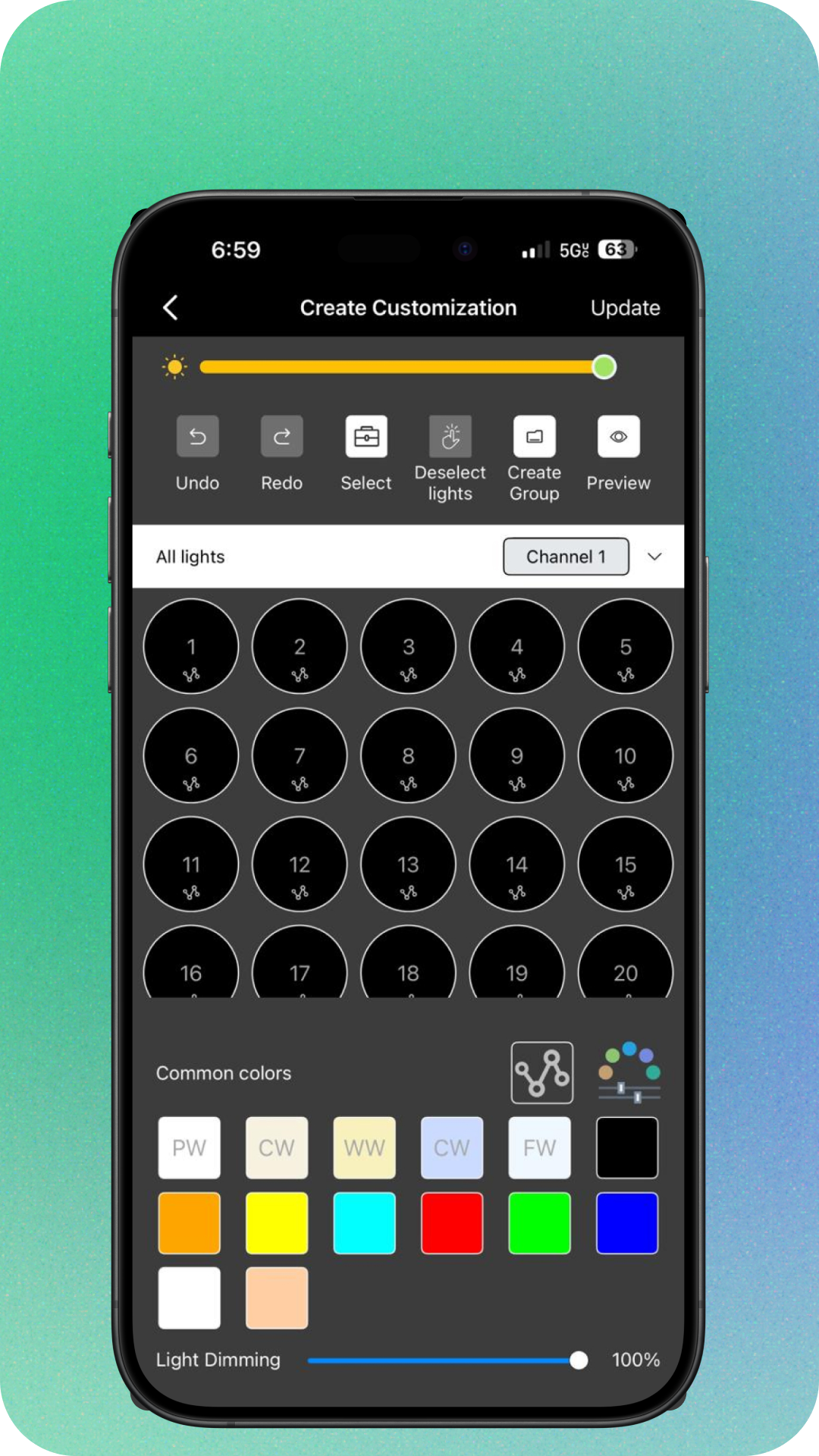LGCY Lighting app