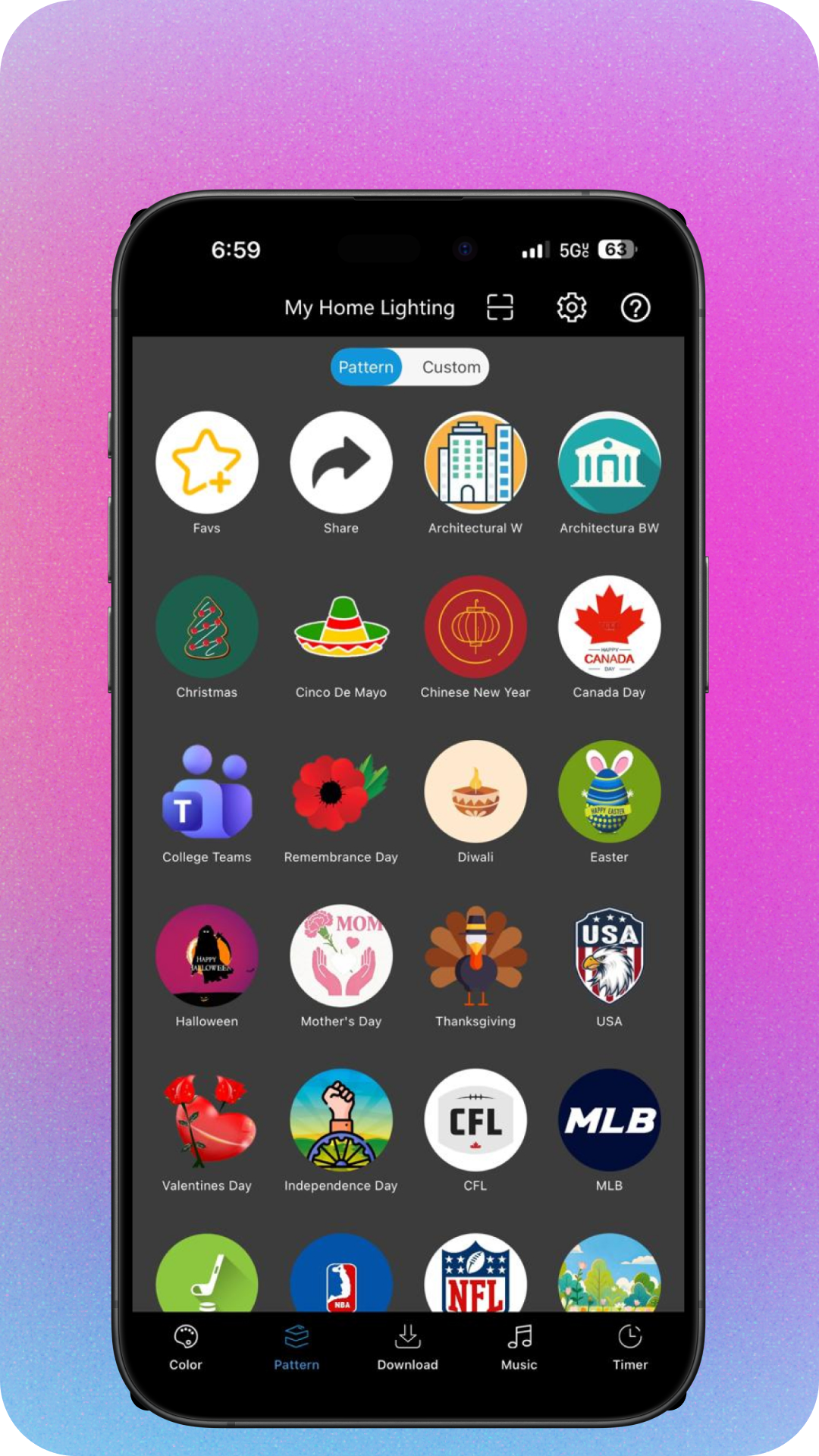 LGCY Lighting app