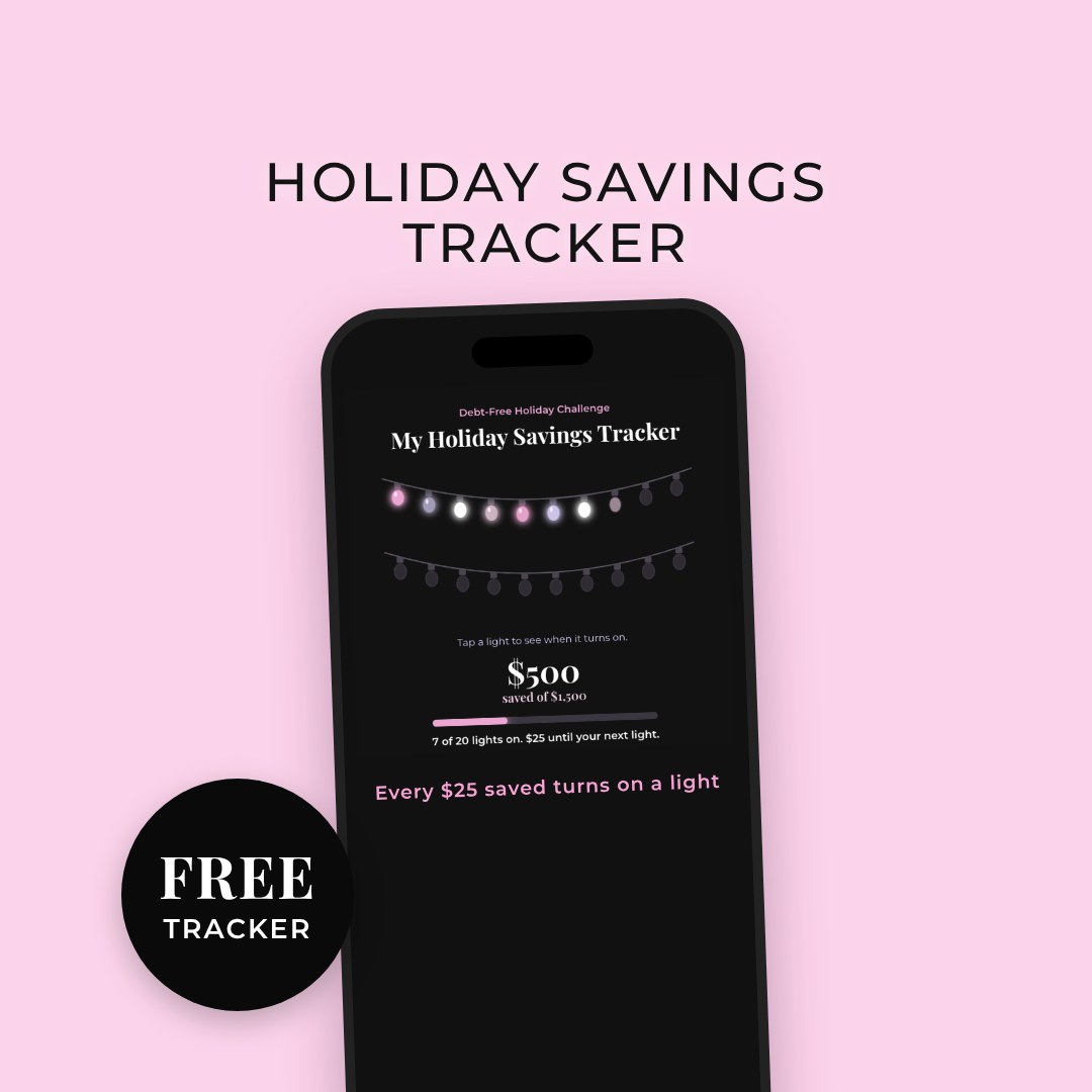 Holiday Savings Tracker