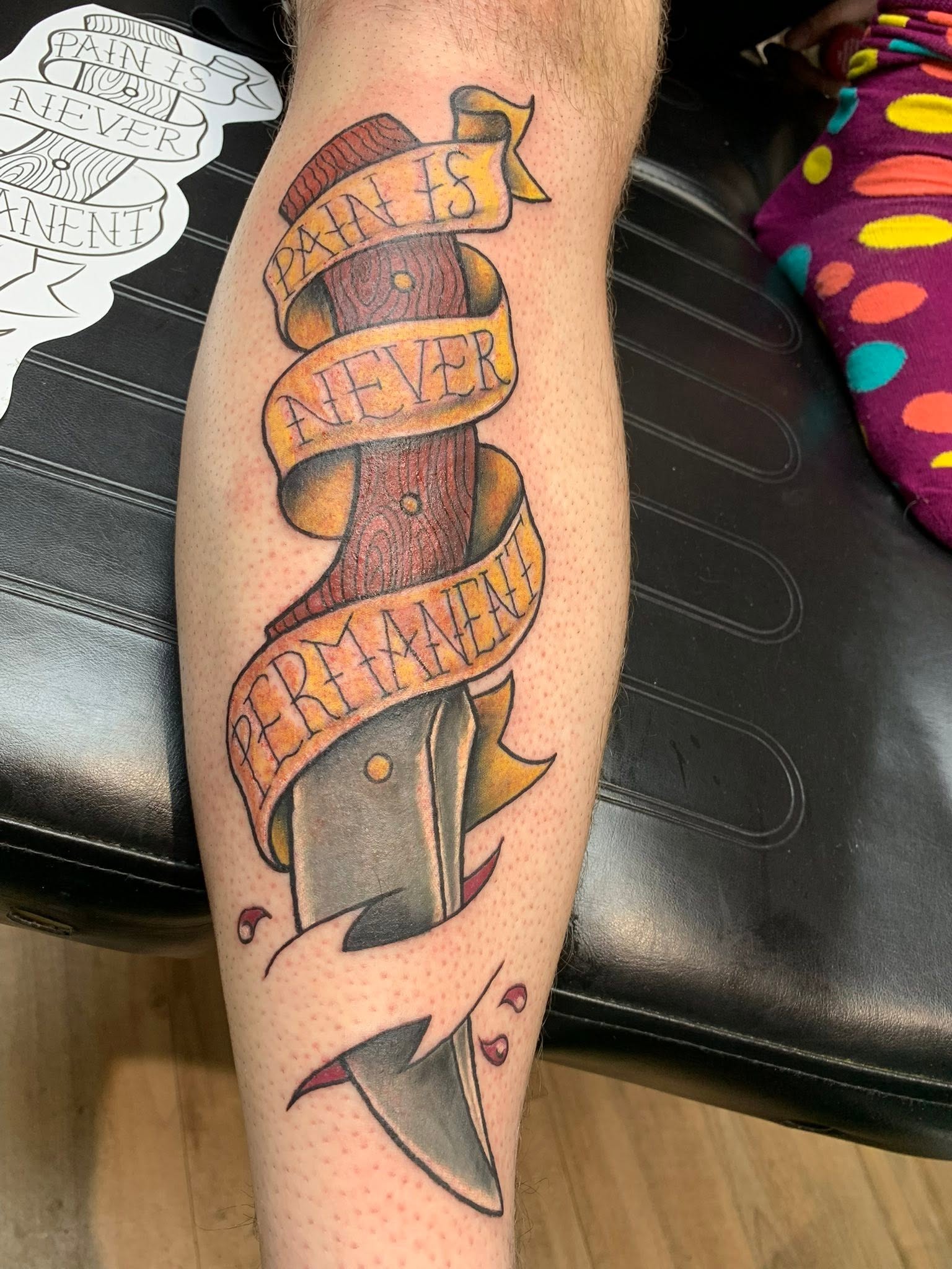 Tattoo artwork by the Tattoo Phil's studio team
