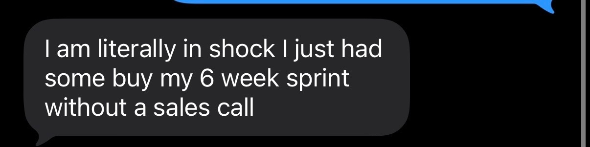 Client DM result screenshot