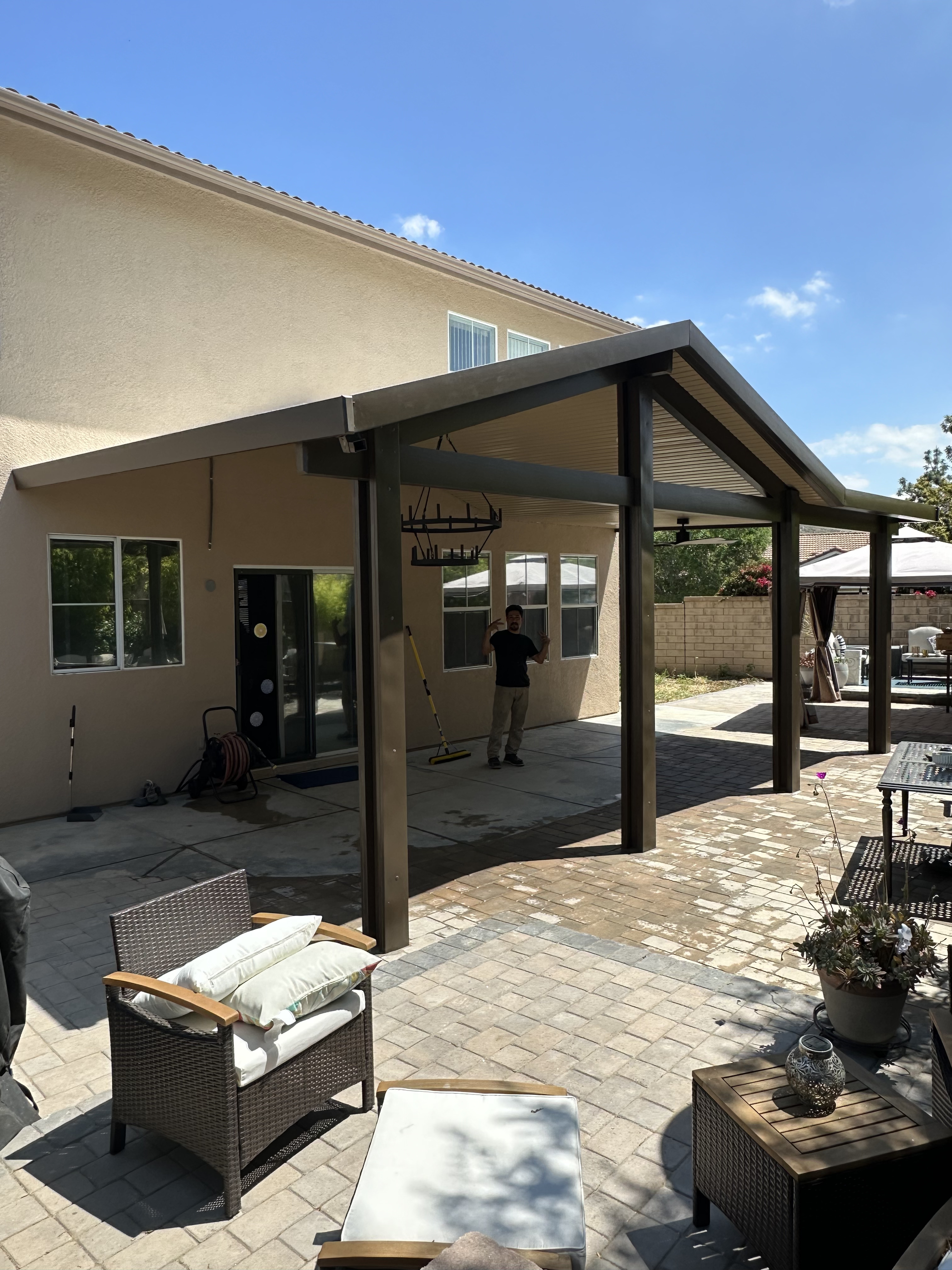 Luxury Gable Patio Cover