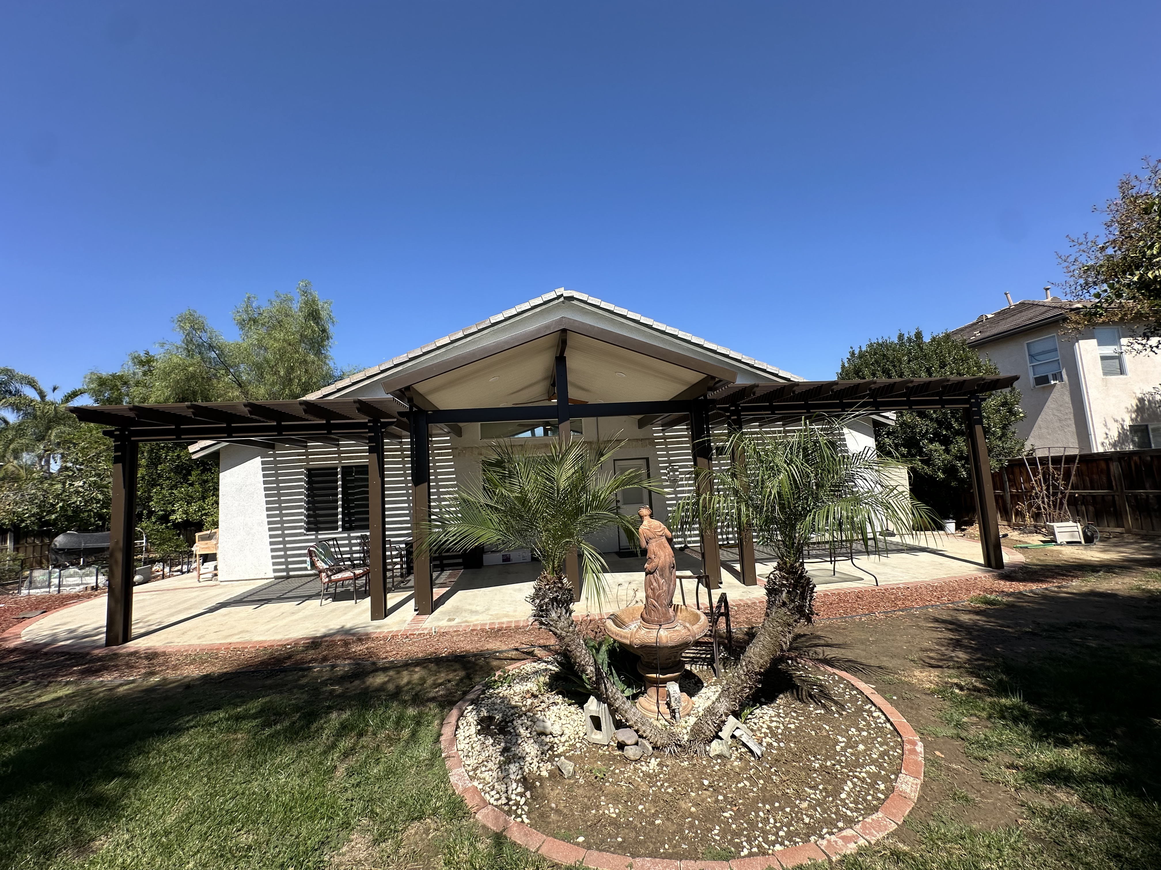 Attached Gable Cover - Custom Patio Cover Installation by BluSky Patios in Southern California