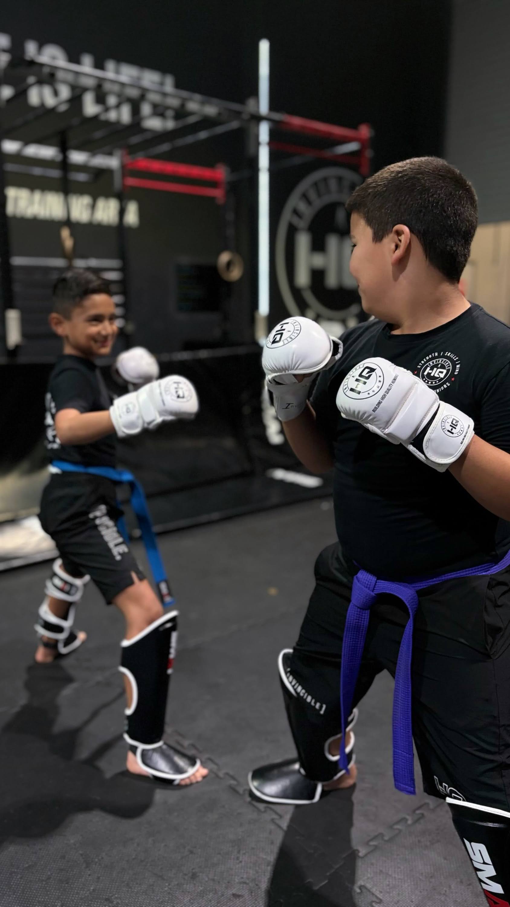 Purple Belt training — action shot