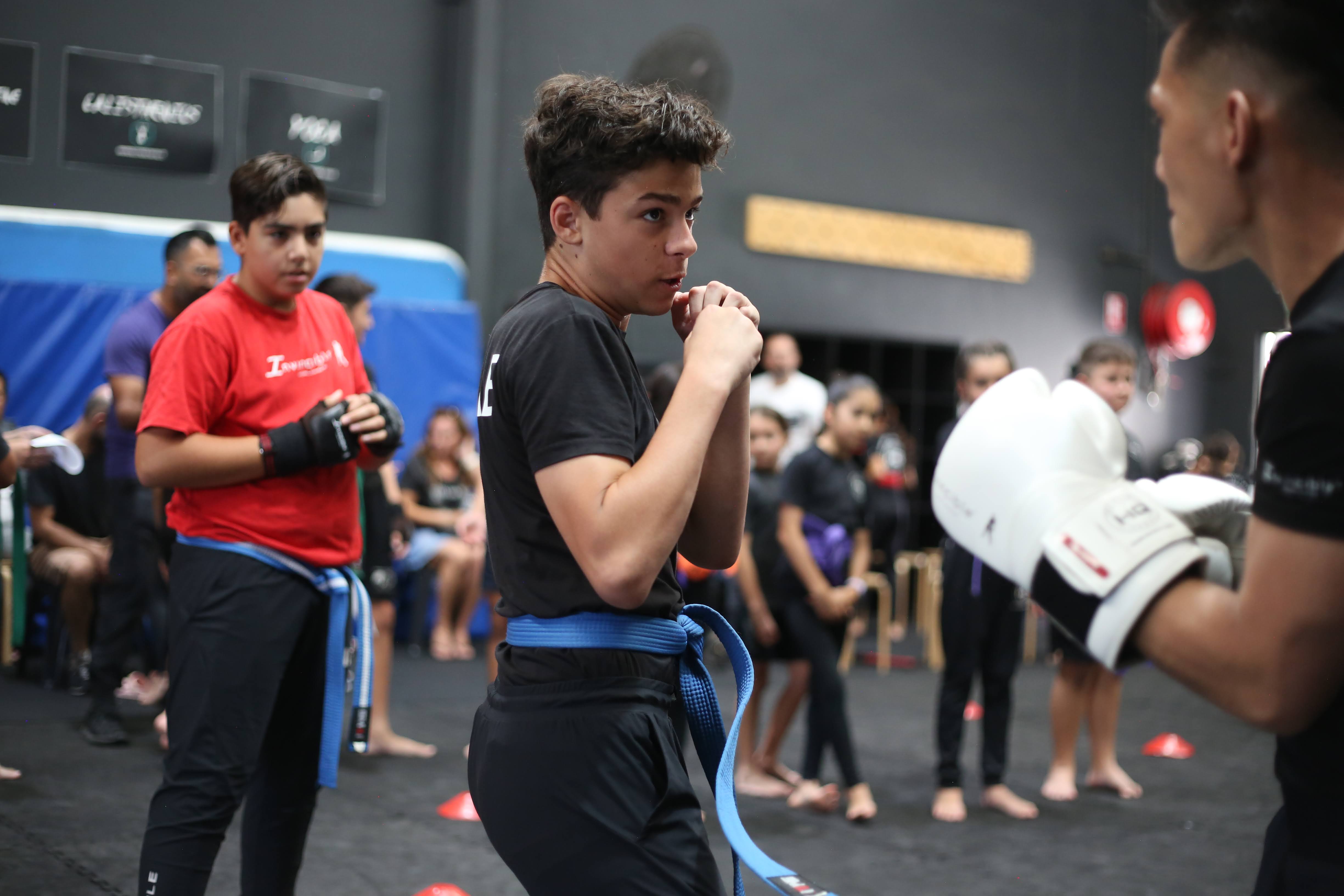 Blue Belt training — Invincible Juniors