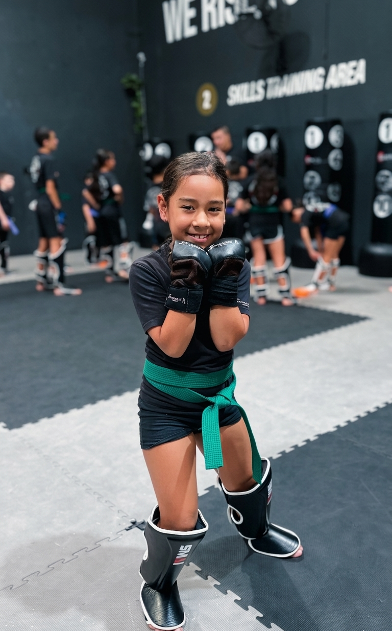 Children in the Invincible Juniors program in Wetherill Park Sydney