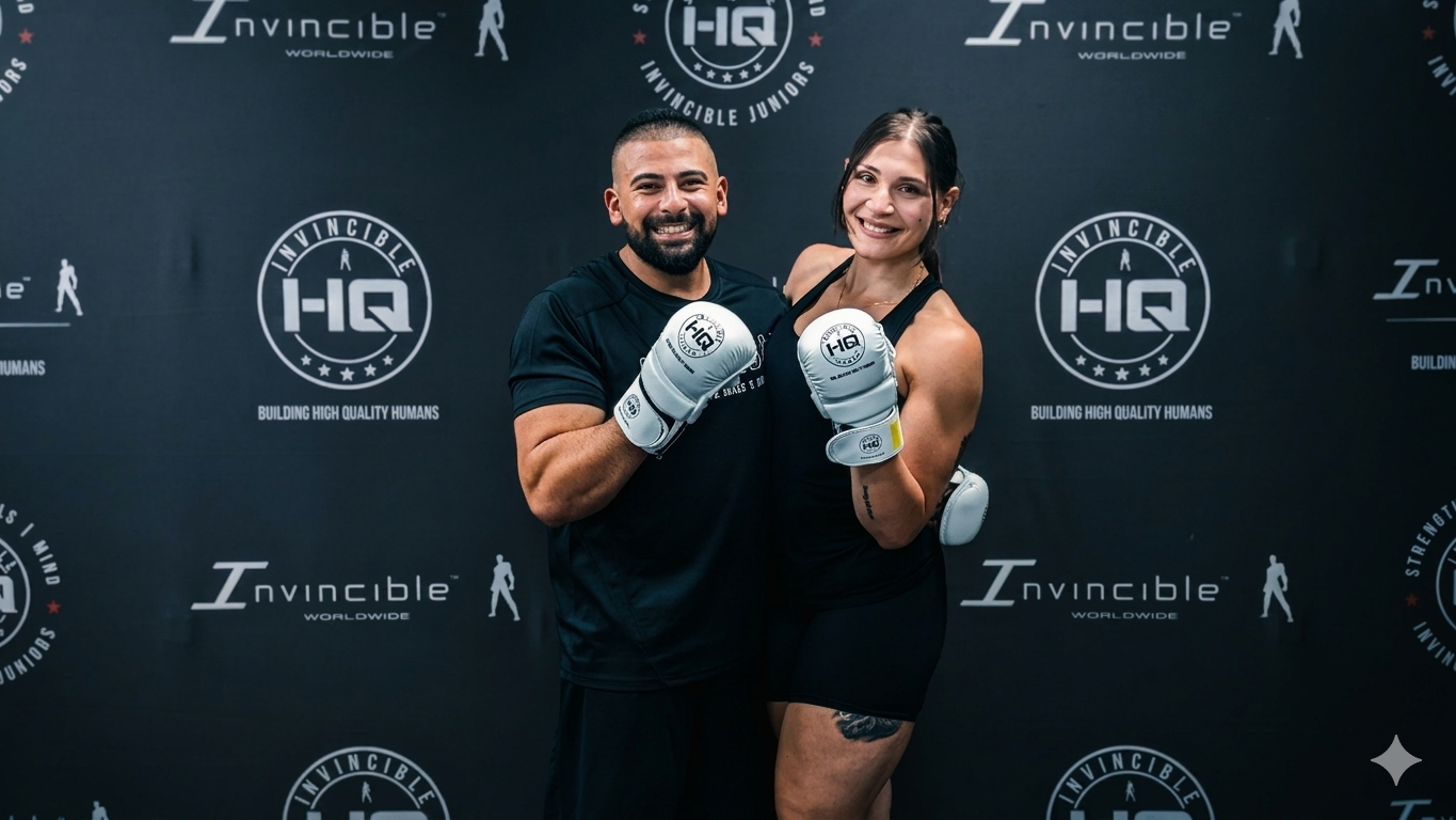 Adult strength training at Invincible HQ in Wetherill Park Sydney