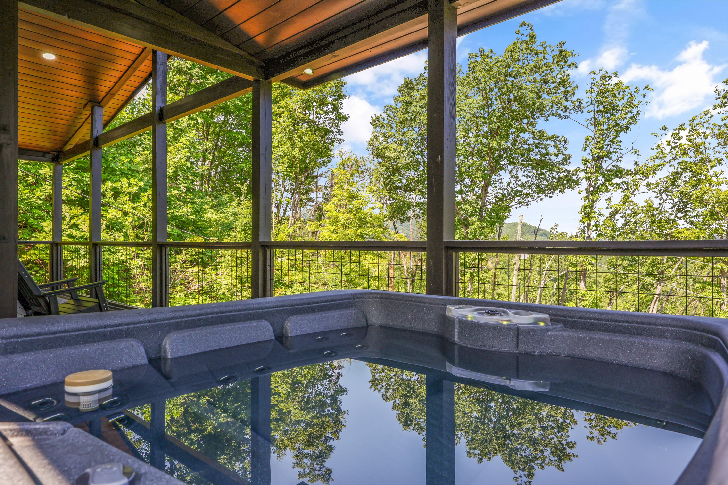 Hot tub view
