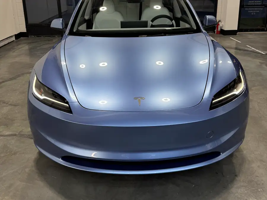 Tesla Model 3 in the AutoCore bay