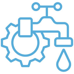 Plumber replacing leaking faucet and bathroom fixtures for residential plumbing repair