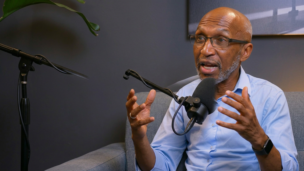 Dr. Herman L. King speaking on Behind the Manuscript Podcast