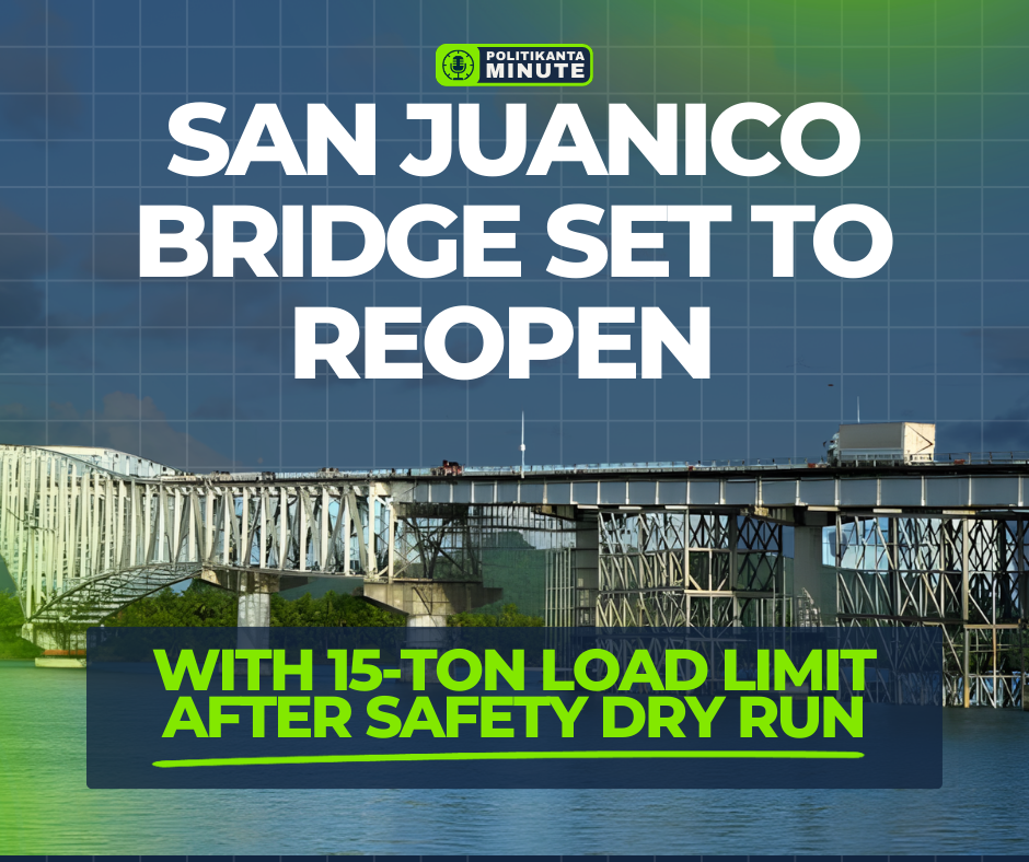San Juanico Bridge Set to Reopen with 15-Ton Load Limit After Safety Dry Run