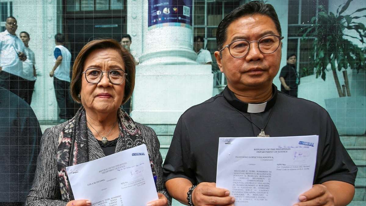 “Sinong Makikinabang? Sila.” — De Lima at Fr. Villanueva Kinuwestiyon ang Timing ng Mga Alegasyon