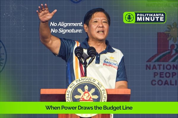 No Alignment, No Pirma: Kapag Hindi Amin, Hindi Lalagdaan