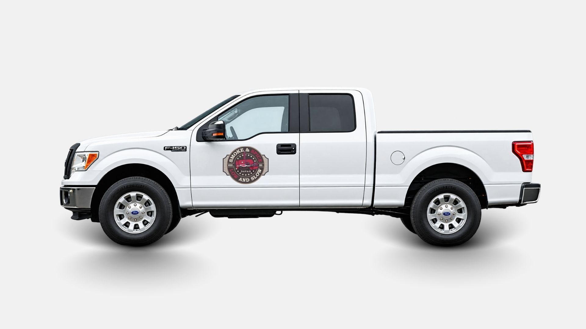 Smoke and Spice Vehicle wrap design