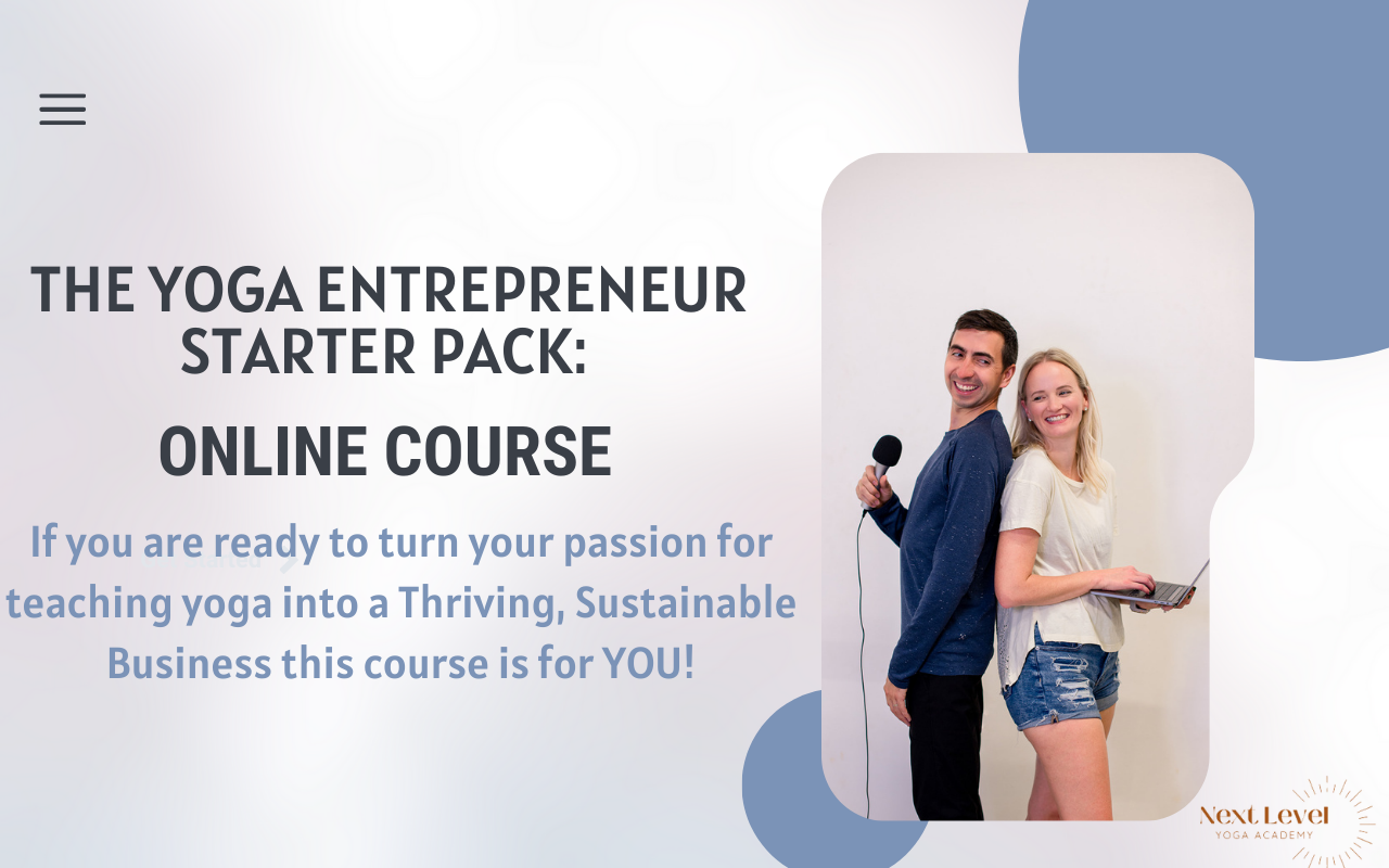 The Yoga Entrepreneur Starter Pack Course