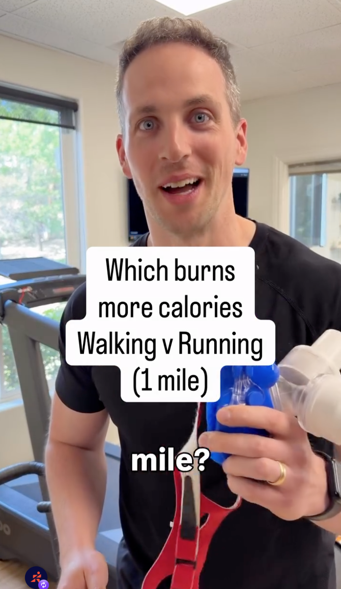 Walking vs running reel