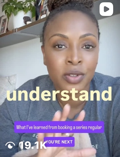 What I learned from booking a series regular, 19.1K views