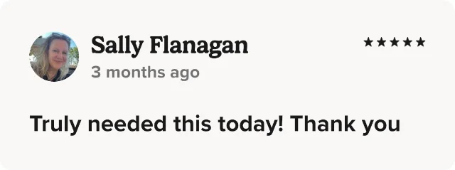 Insight Timer review from Sally