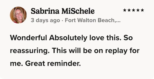 Insight Timer review from Sabrina