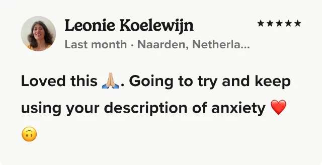Insight Timer review from Leonie