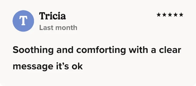Insight Timer review from Tricia