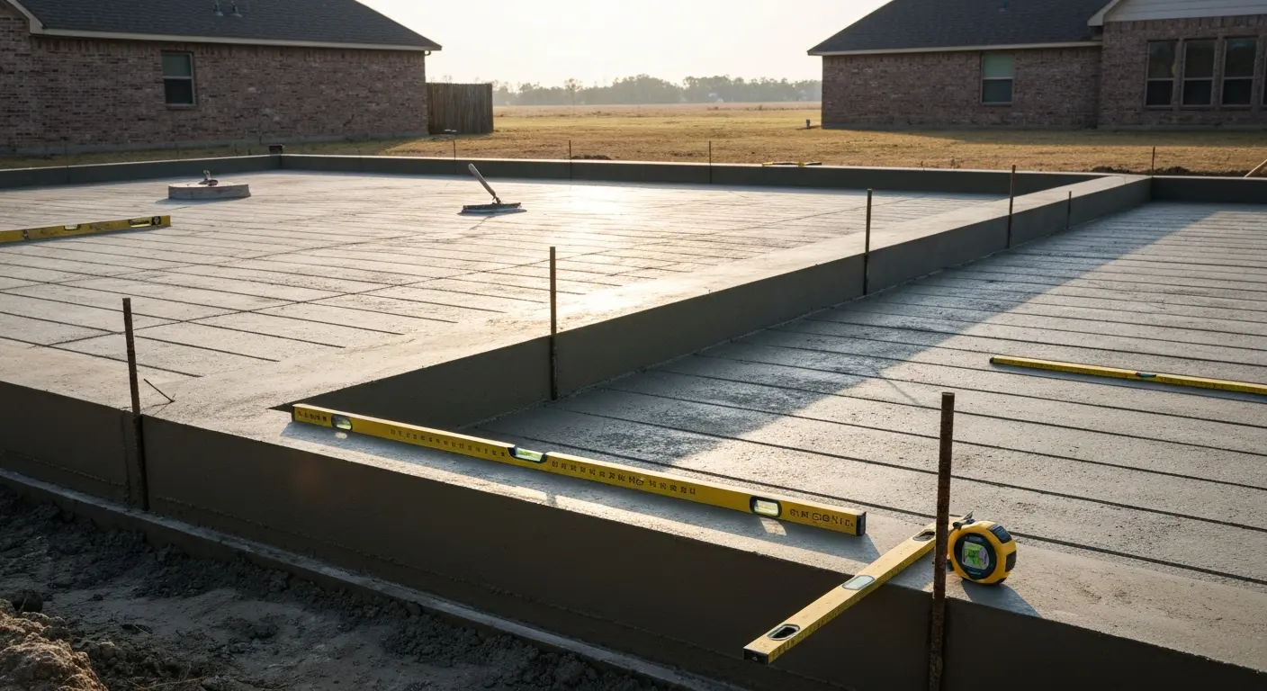 Custom concrete foundation work