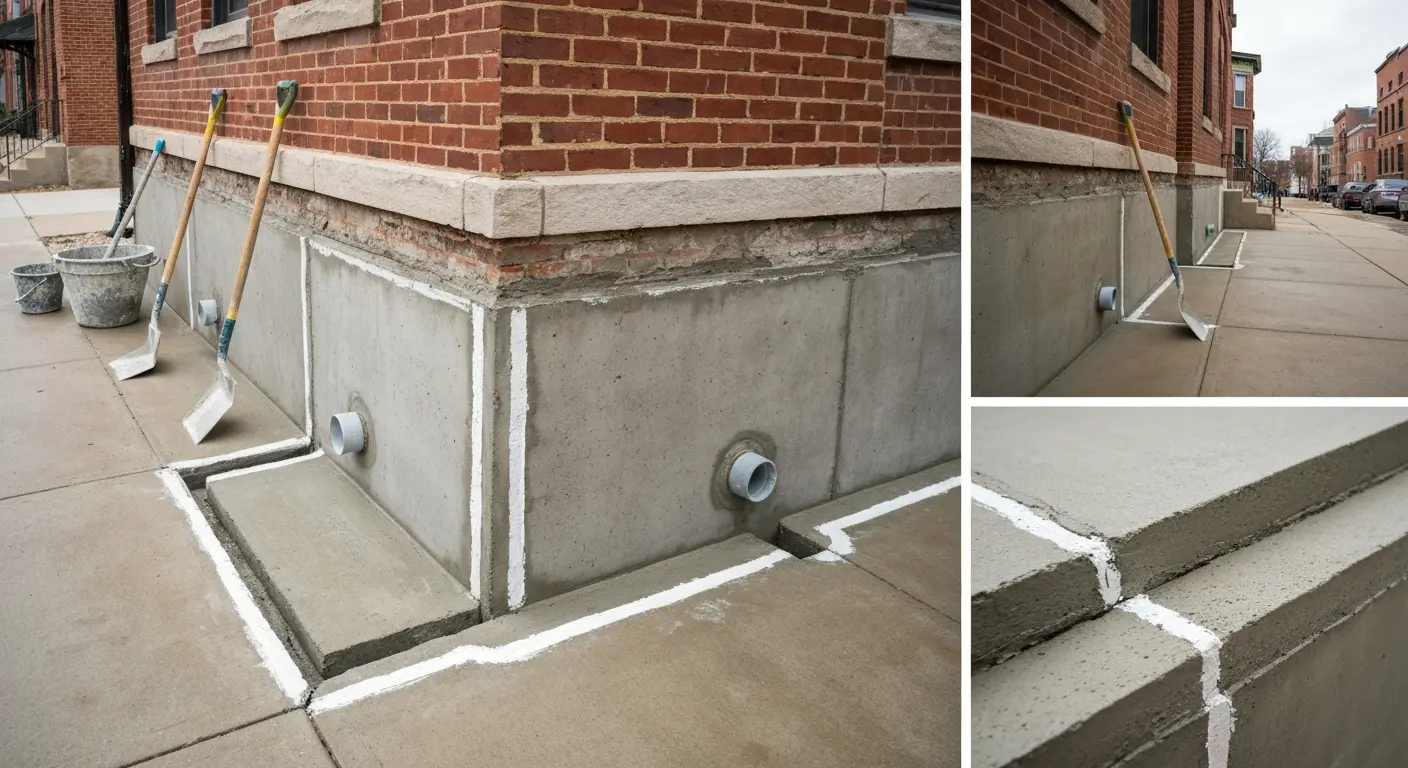 Concrete foundation work