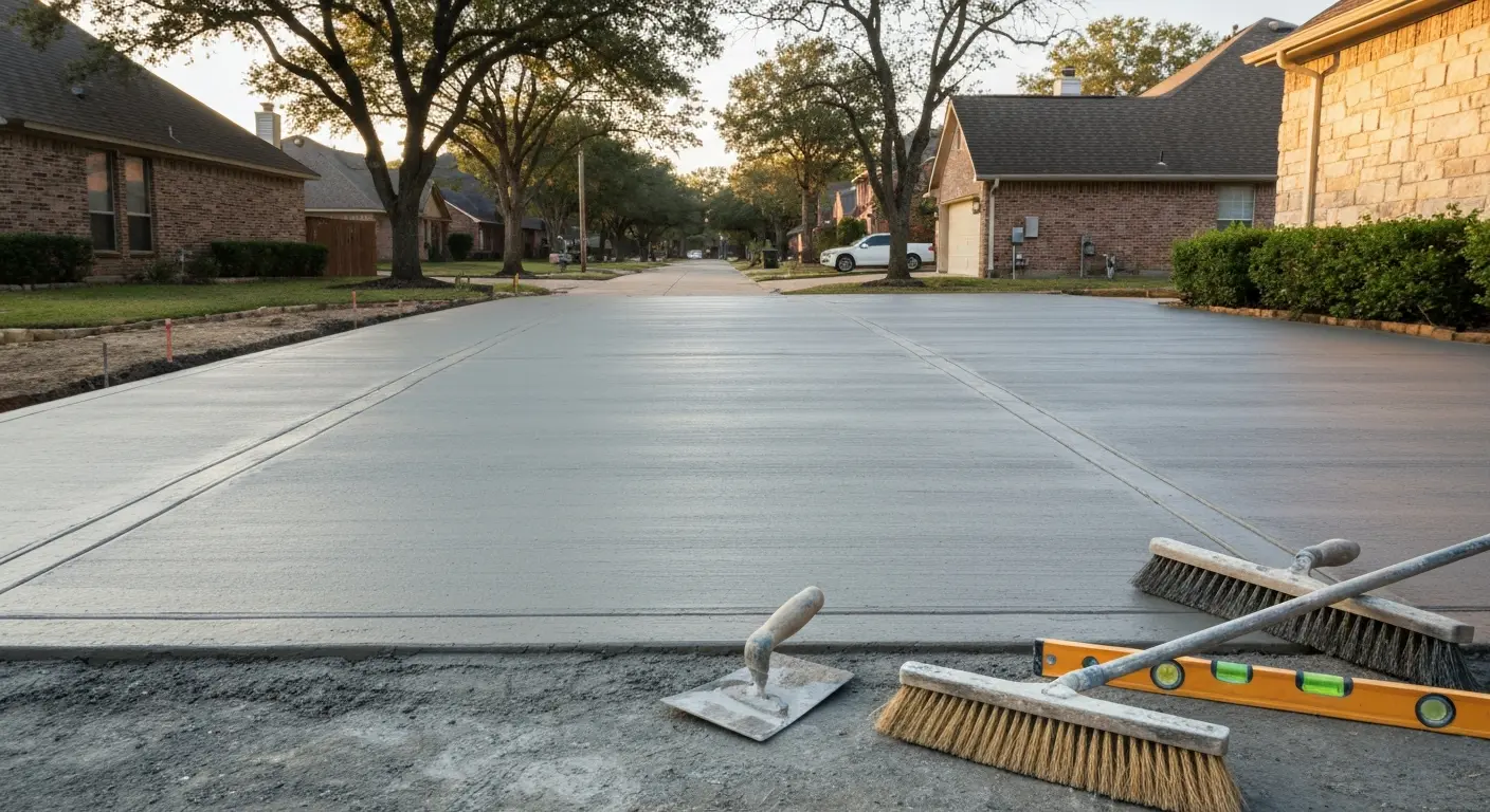 Concrete driveway replacement