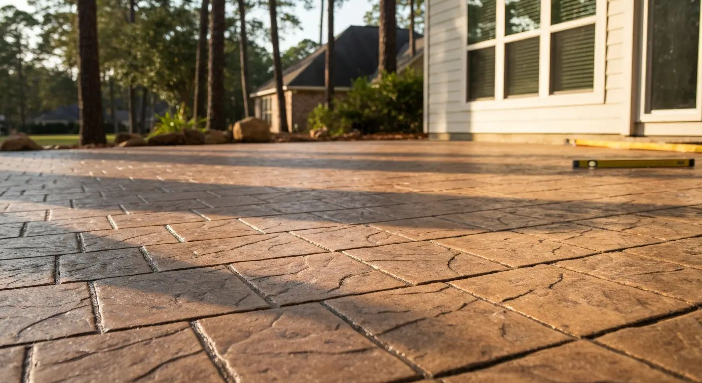 Concrete patio project