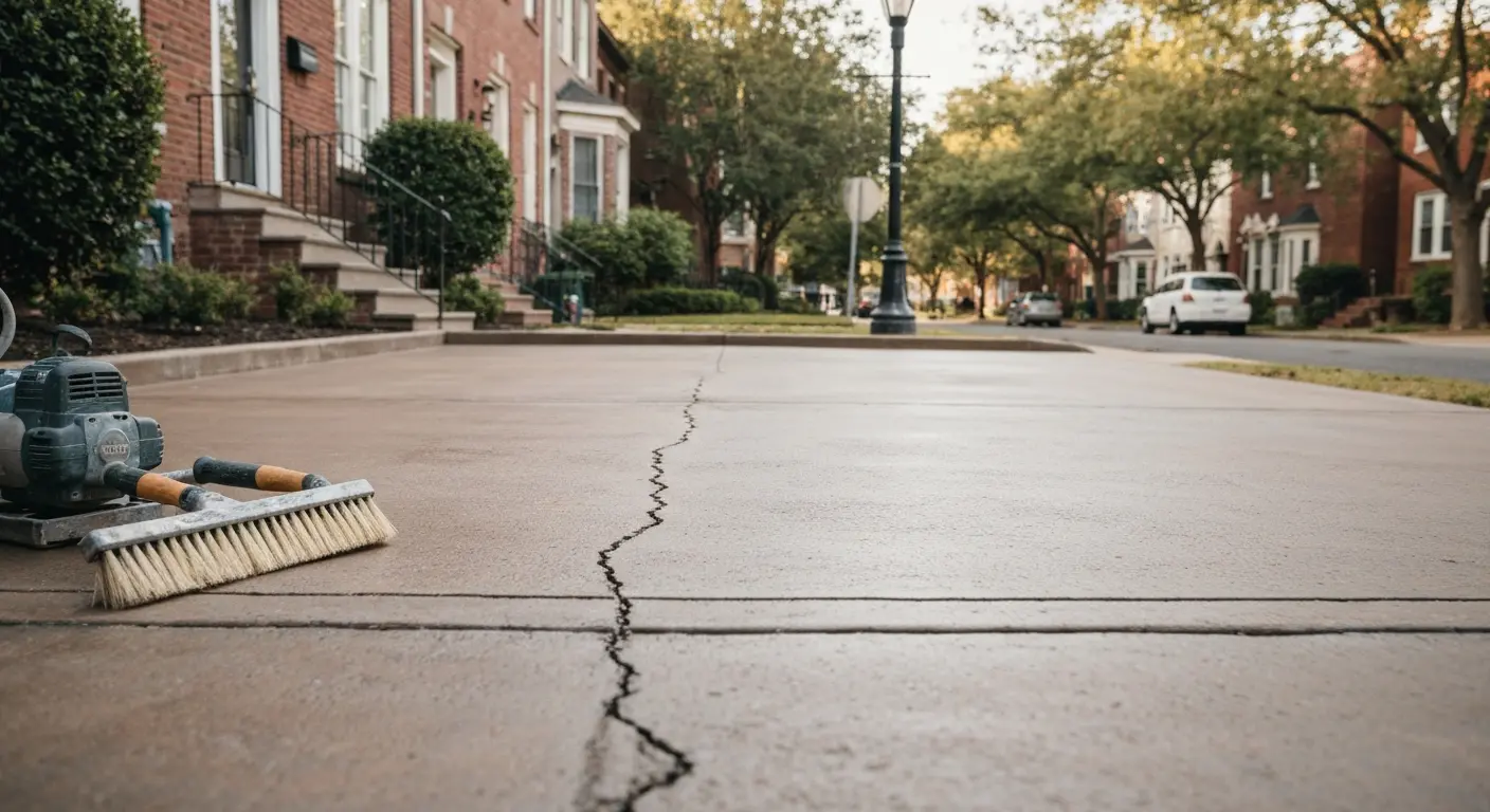 Concrete repair in Midtown