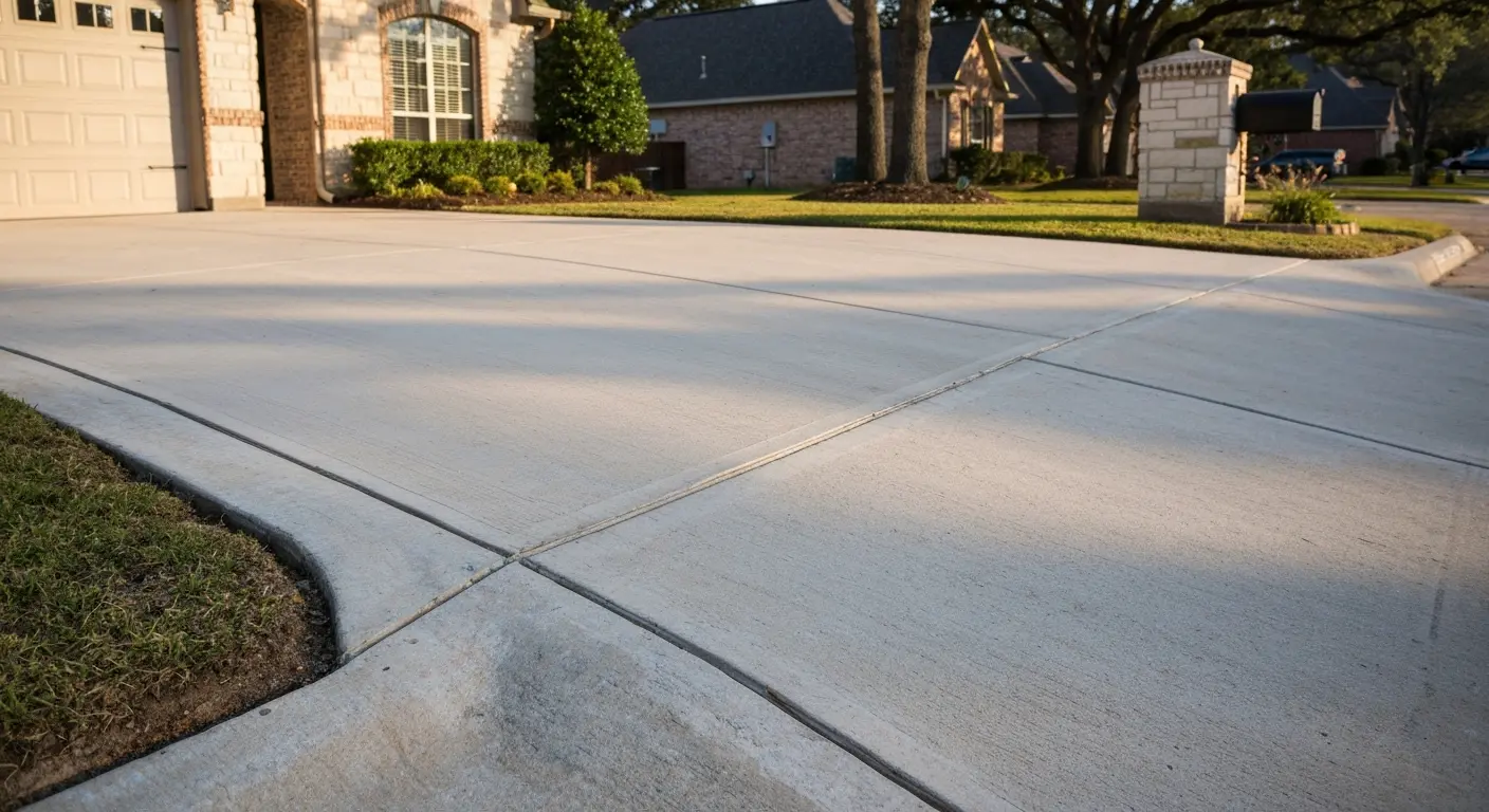 Concrete driveway project