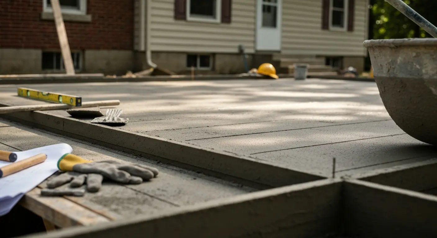 Concrete foundation work