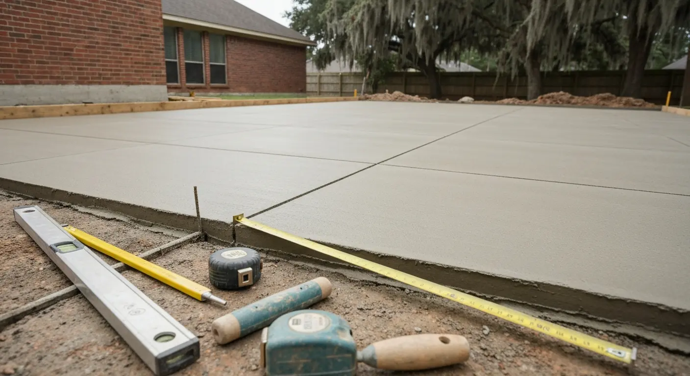 Foundation slab work