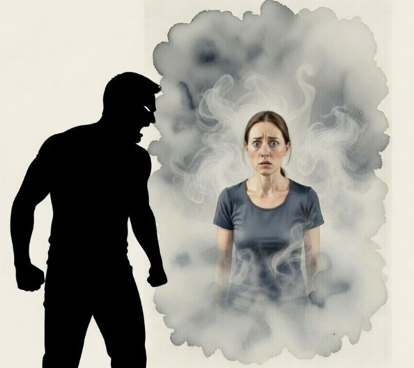 Man Yelling at Woman 