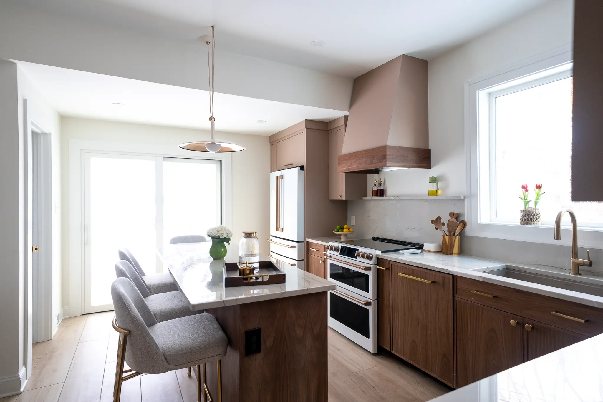 Luxury kitchen remodel by AKN Interiors