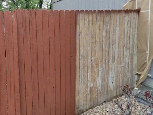 Fence Staining in Downtown Denver