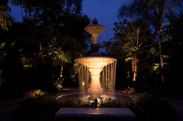 Fountain Illumination in Pinehurst