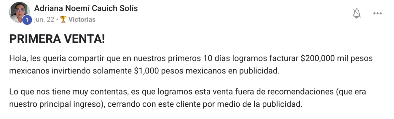 Captura de ventas