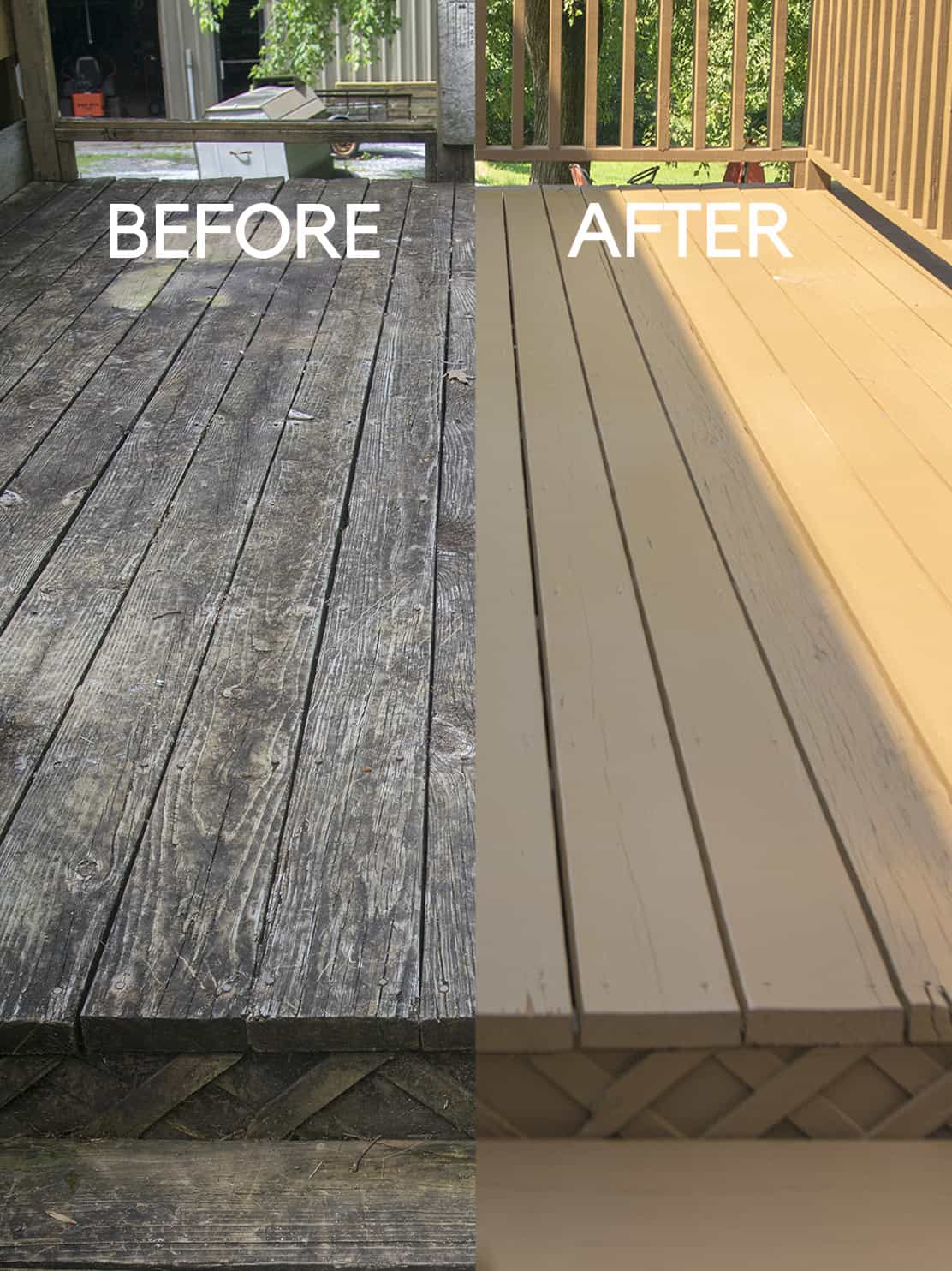 Wood Deck Cleaning & Sealing